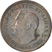 INDIA-PORTUGUESE, 1/4 Tanga, 15 Reis, 1881, KM #308, EF(40-45), Copper, 6.33