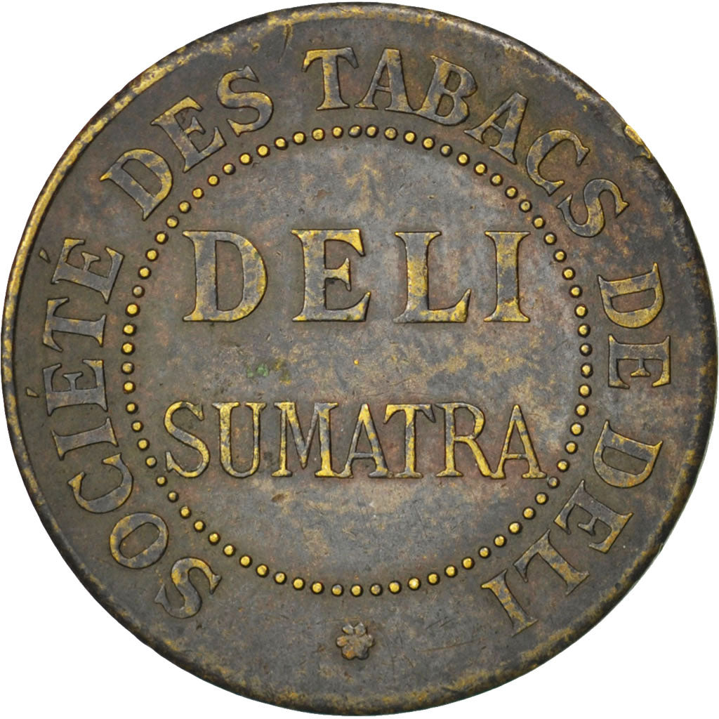 Dutch East India, 20 Cents, EF(40-45), Brass, 25, 3.40