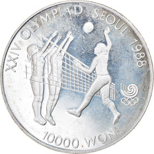 Moneda, COREA DEL SUR, 10000 Won, 1987, Proof, MBC, Plata, KM:63