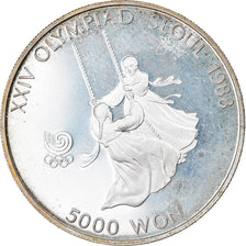 Monnaie, KOREA-SOUTH, 5000 Won, 1987, Proof, SUP, Argent, KM:67