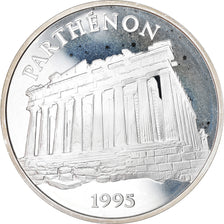 Munten, Frankrijk, Parthénon, 100 Francs-15 Ecus, 1995, BE, FDC, Zilver