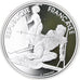 Coin, France, Slalom skiers, 100 Francs, 1990, BE, MS(65-70), Silver, KM:984