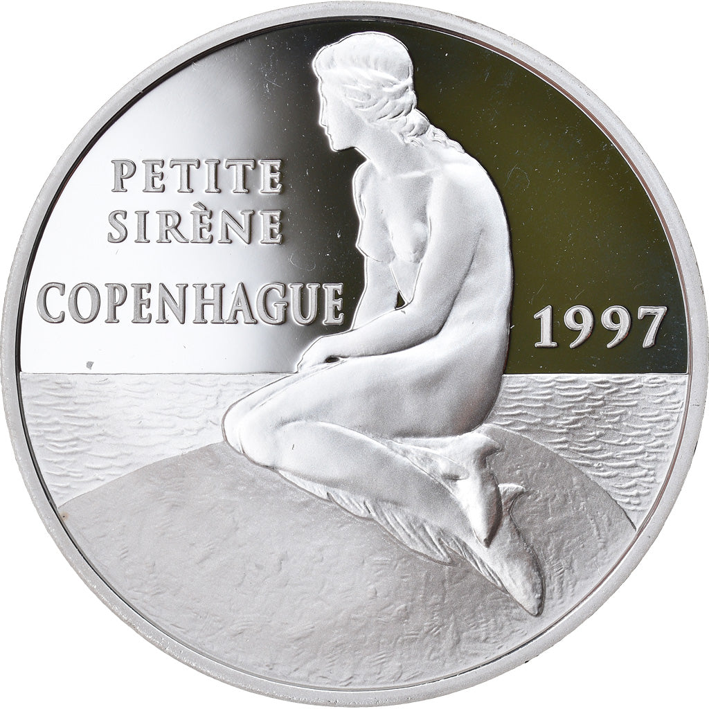 Moneta, Francja, La petite sirène de Copenhague, 100 Francs-15 Euro, 1997