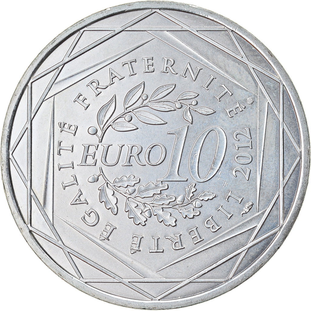 Coin, France, 10 Euro, Mayotte, 2012, MS(63), Silver, KM:1862