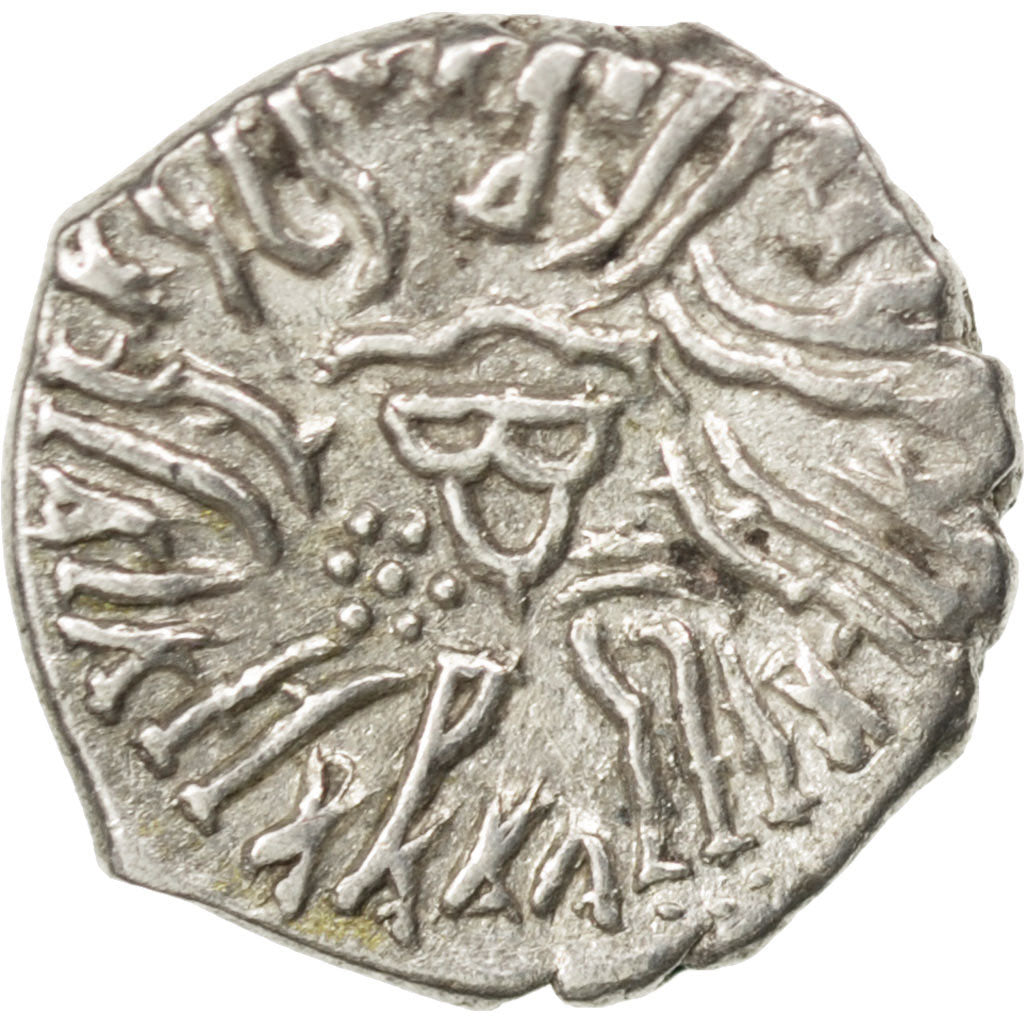 Coin, India, Drachm, AU(55-58), Silver