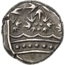 INDIA-FRENCH, 2 Fanon, KM #49, AU(55-58), Silver, 14-15, Lecompte #27, 3.02