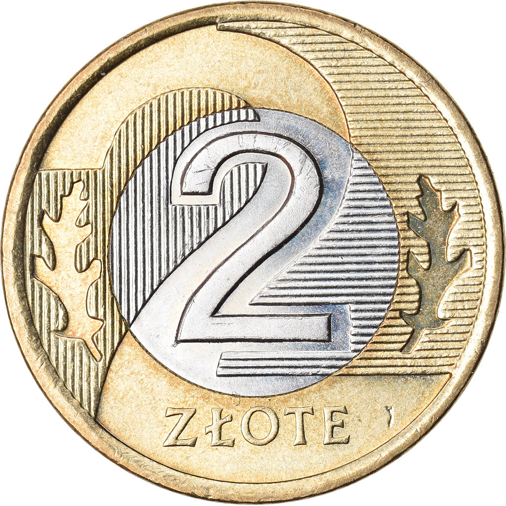 Moeda, Polónia, 2 Zlote, 2008, Warsaw, AU(55-58), Bimetálico, KM:283