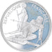 Moneta, Francia, Slalom skiers, 100 Francs, 1990, BE, FDC, Argento, KM:984
