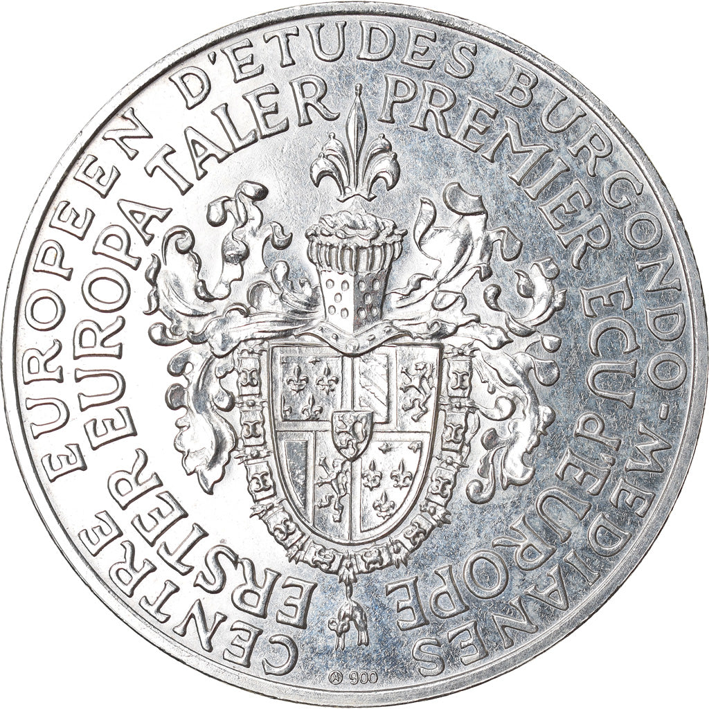 Francia, medaglia, Robert Schuman, Centre Européen d'études Burgondo-medianes