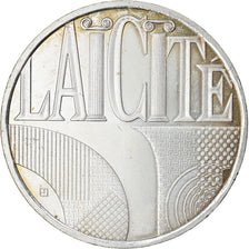 France, 25 Euro, Laicité, 2013, AU(55-58), Silver