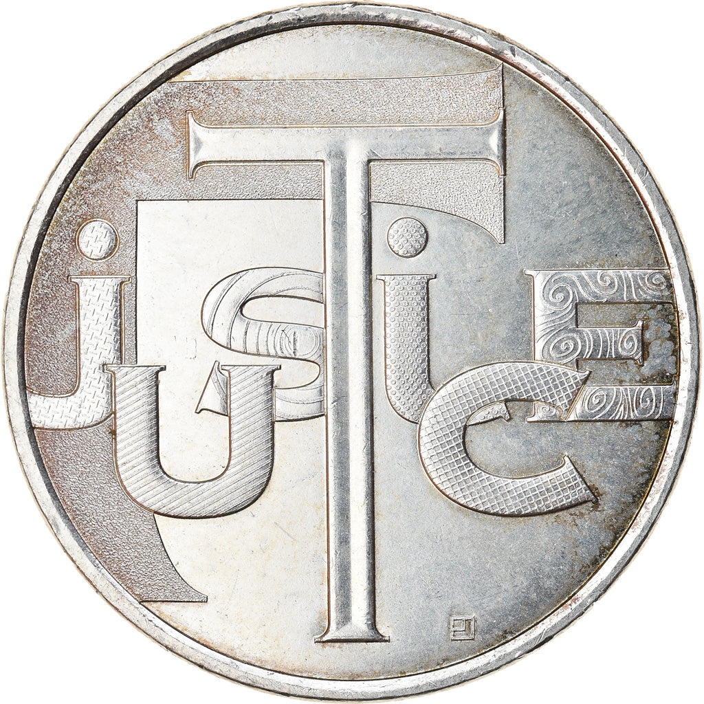France, 25 Euro, Justice, 2013, AU(55-58), Silver