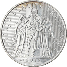 Francja, 10 Euro, Hercule, 2012, Paris, AU(55-58), Srebro, Gadoury:EU 516