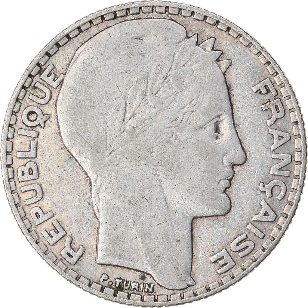 Coin, France, Turin, 10 Francs, 1932, Paris, VF(30-35), Silver, KM:878