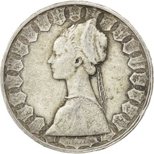 ITALY, 500 Lire, 1961, Rome, KM #98, EF(40-45), Silver, 29.3, 10.92