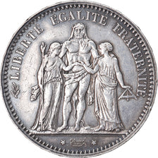 Coin, France, Hercule, 5 Francs, 1875, Paris, VF(30-35), Silver, KM:820.1