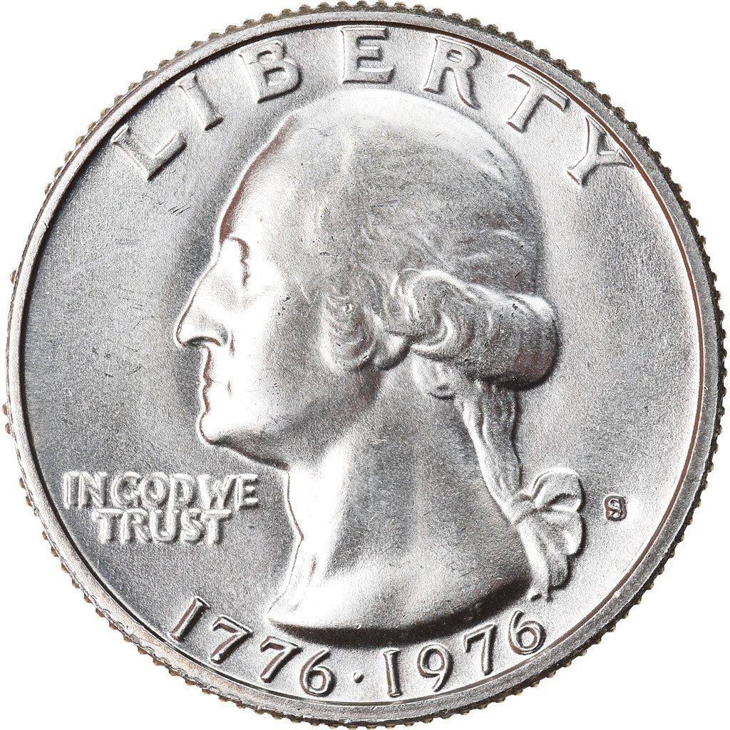 Coin, United States, Washington Quarter, Quarter, 1976, U.S. Mint, San