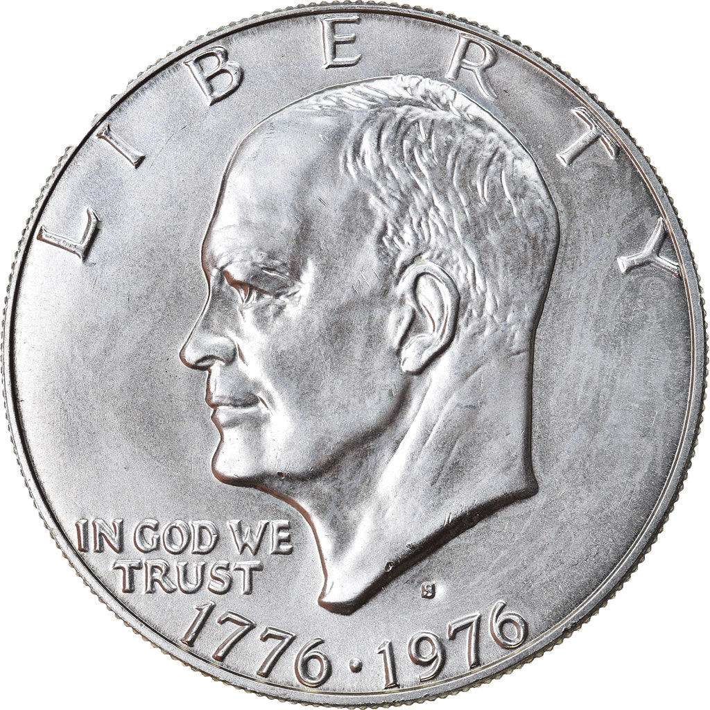 Coin, United States, Eisenhower Dollar, Dollar, 1976, U.S. Mint, San Francisco