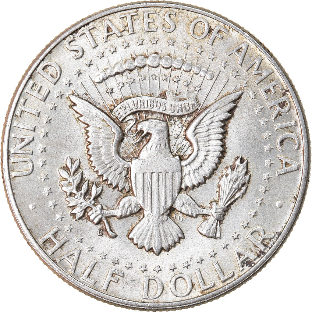 Coin, United States, Kennedy Half Dollar, Half Dollar, 1964, U.S. Mint