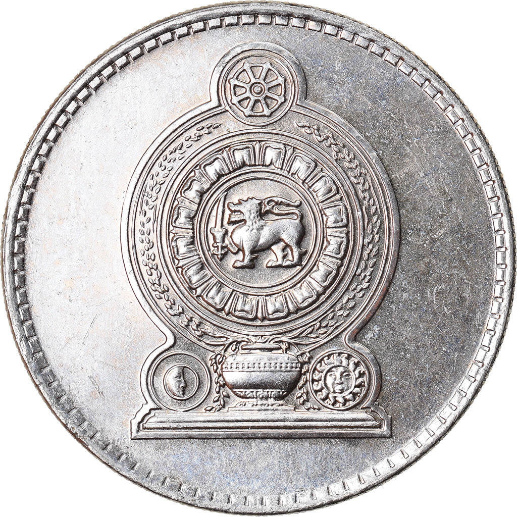 Coin, Sri Lanka, 2 Rupees, 2004, AU(55-58), Copper-nickel, KM:147