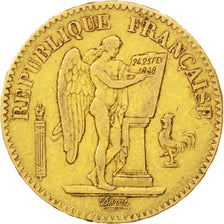Francia, Génie, 20 Francs, 1849, Paris, BB, Oro, KM:757, Gadoury:1032
