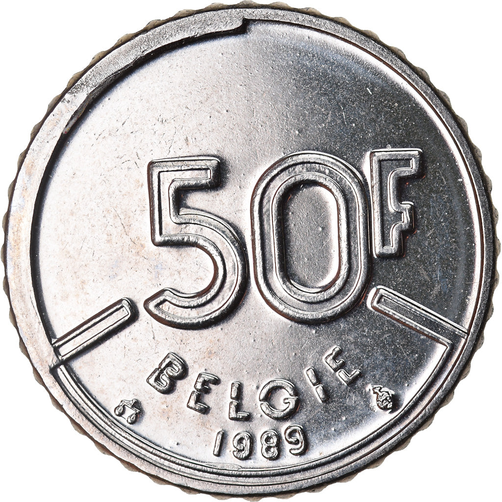 Monnaie, Belgique, Baudouin I, 50 Francs, 50 Frank, 1989, Bruxelles, Belgium