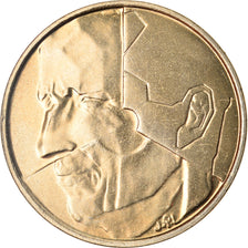 Coin, Belgium, 5 Francs, 5 Frank, 1989, MS(65-70), Brass Or Aluminum-Bronze