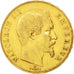 Francia, Napoleon III, Napoléon III, 50 Francs, 1858, Paris, BB, Oro, KM:785.1