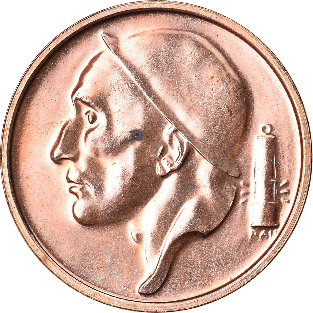 Coin, Belgium, Baudouin I, 50 Centimes, 1989, MS(64), Bronze, KM:148.1
