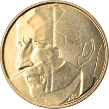 Coin, Belgium, 5 Francs, 5 Frank, 1989, MS(65-70), Brass Or Aluminum-Bronze