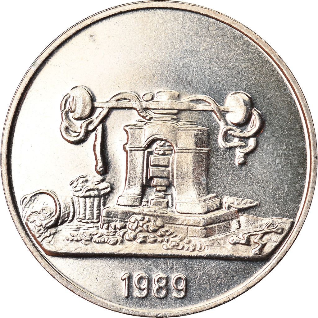 Belgique, Jeton, Monnaie royale de Belgique, 1989, SPL+, Cupro-nickel