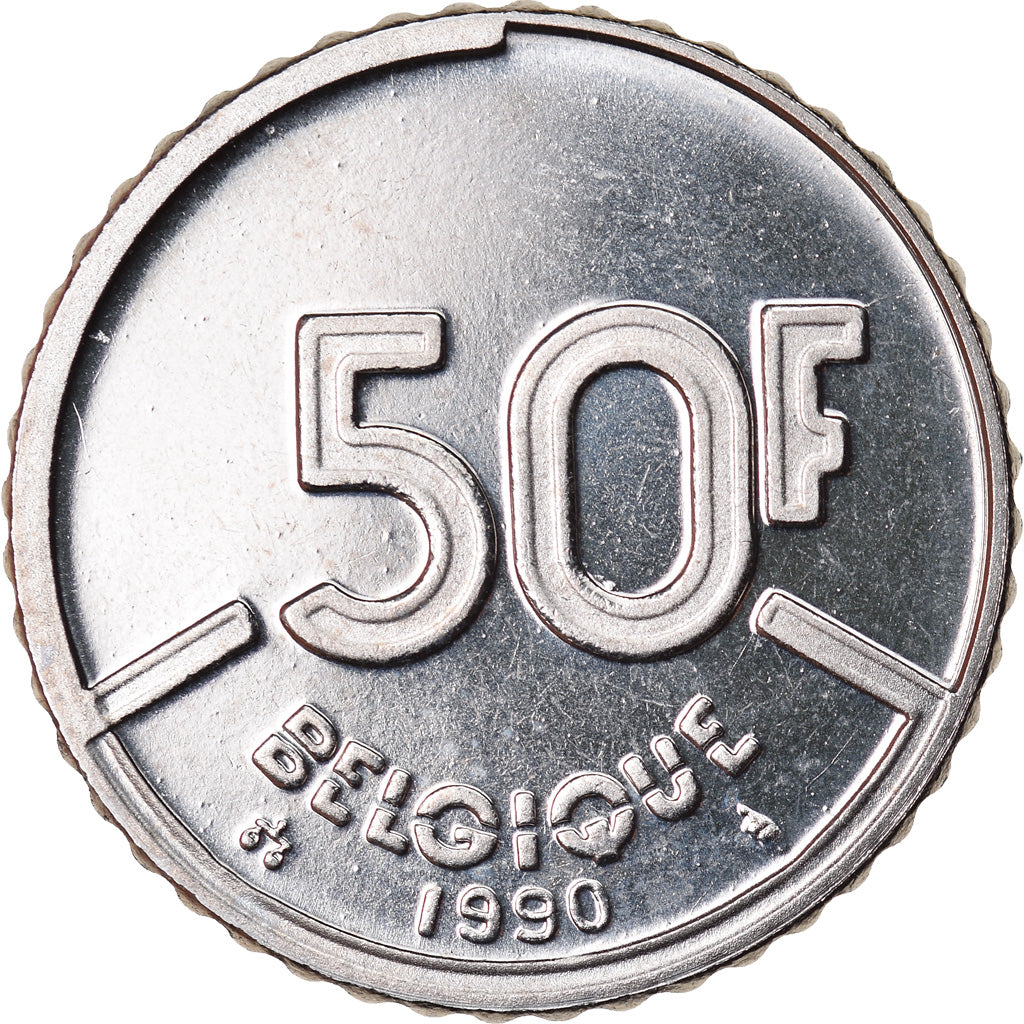 Munten, België, Baudouin I, 50 Francs, 50 Frank, 1990, Brussels, Belgium, UNC