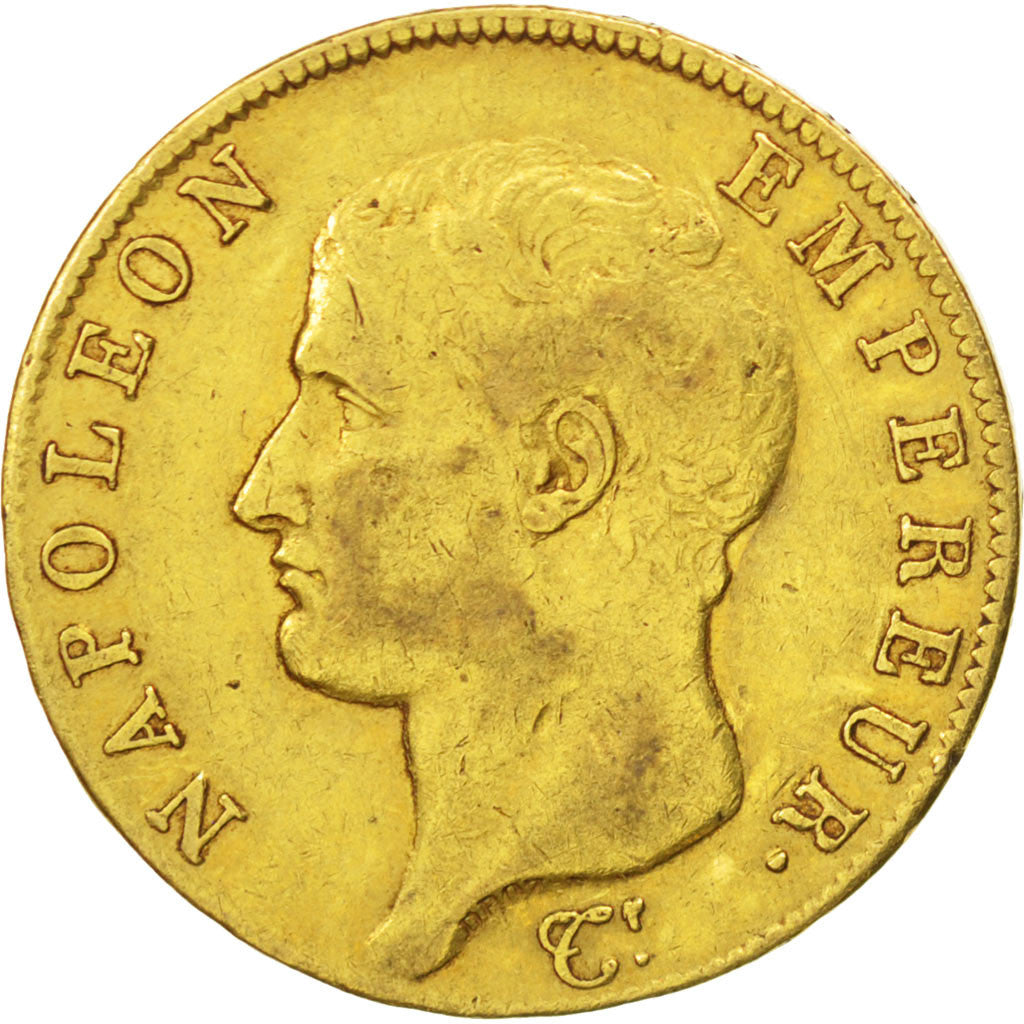 Premier Empire, 40 Francs Or Napoléon Empereur 1806 A, Paris, KM 675.1