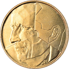 Coin, Belgium, 5 Francs, 5 Frank, 1990, MS(65-70), Brass Or Aluminum-Bronze