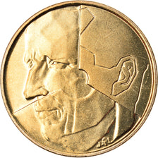 Coin, Belgium, 5 Francs, 5 Frank, 1990, MS(64), Brass Or Aluminum-Bronze, KM:163
