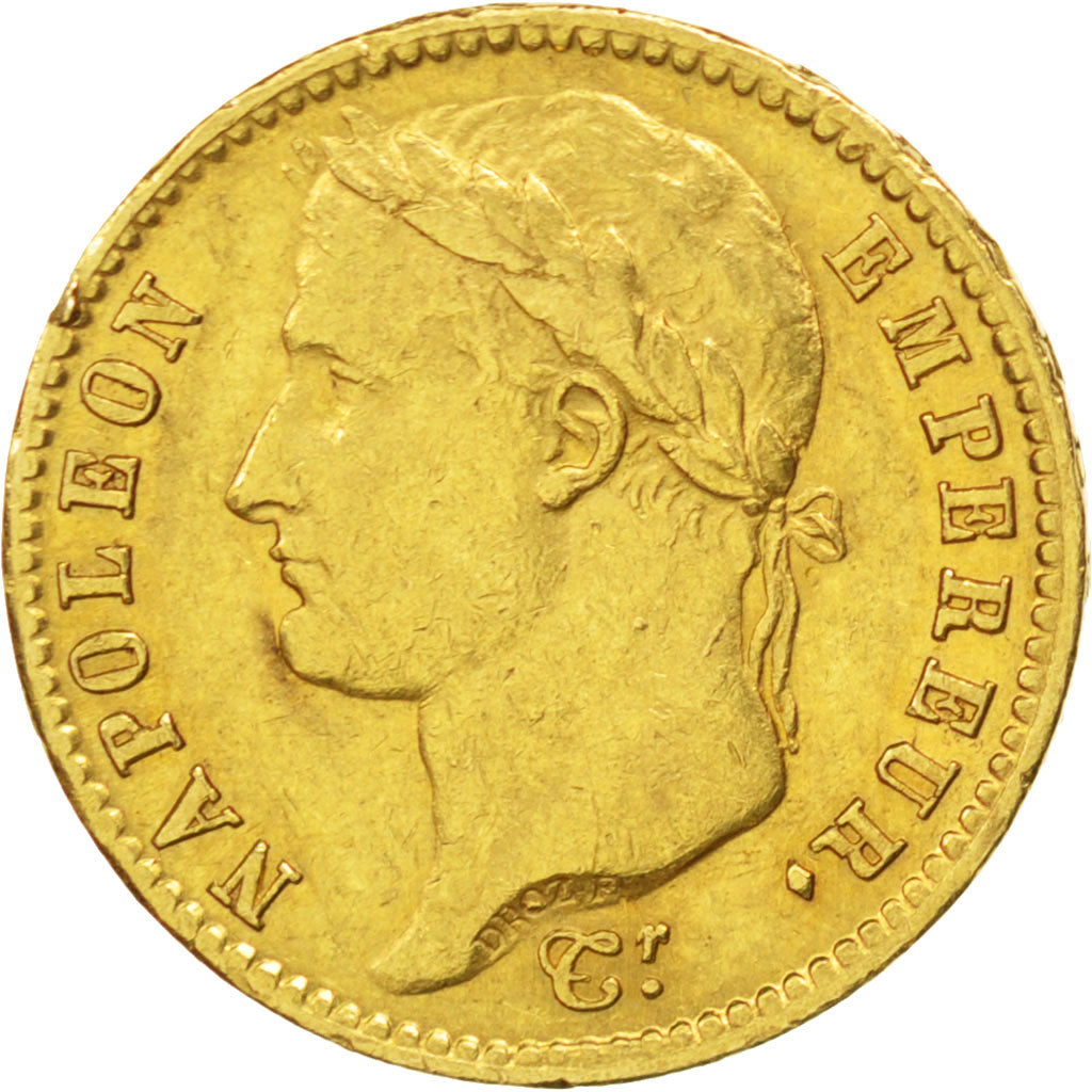Premier Empire, 20 Francs Or Napoléon Empereur 1809 A, Paris, KM 695.1