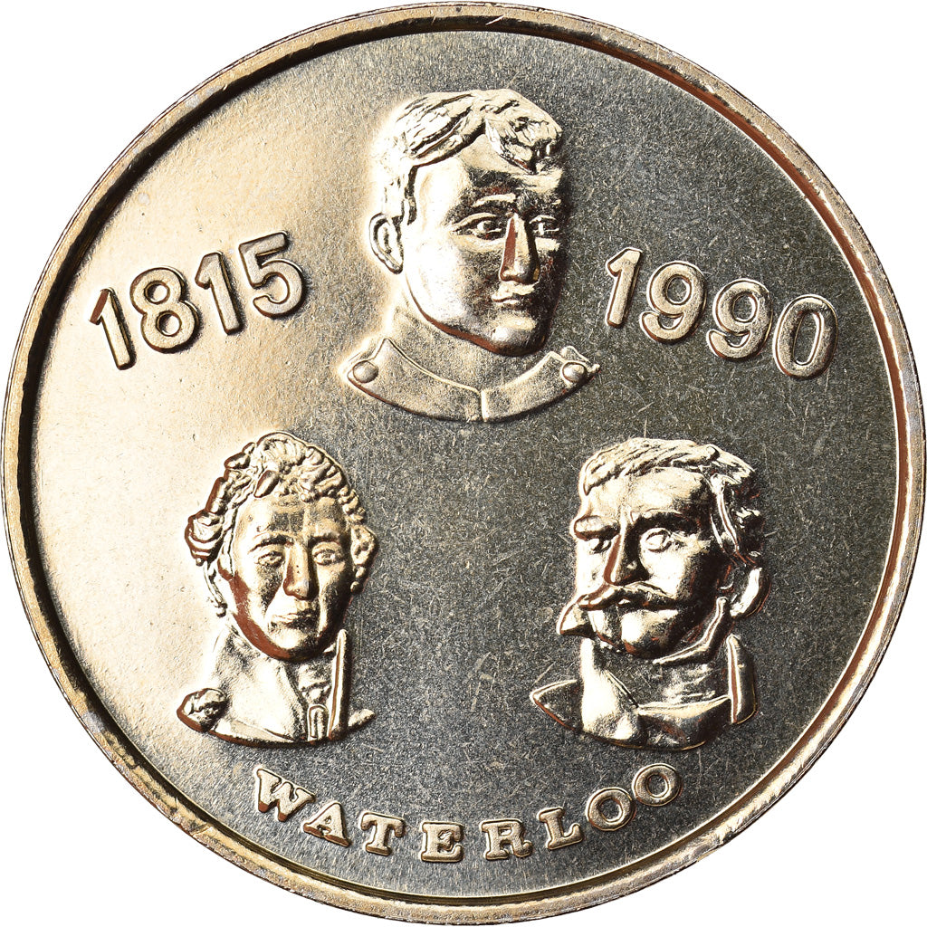 Belgium, Token, 175ème anniversaire de la bataille de Waterloo, 1990