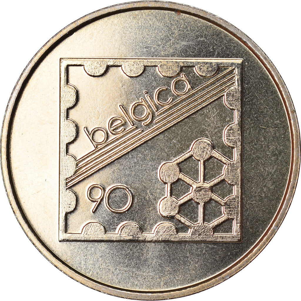 Belgium, Token, 175ème anniversaire de la bataille de Waterloo, 1990