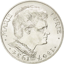 FRANCE, Marie Curie, 100 Francs, 1984, KM #955, MS(63), Silver, Gadoury #899,...