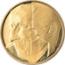 Coin, Belgium, 5 Francs, 5 Frank, 1991, MS(64), Brass Or Aluminum-Bronze, KM:163