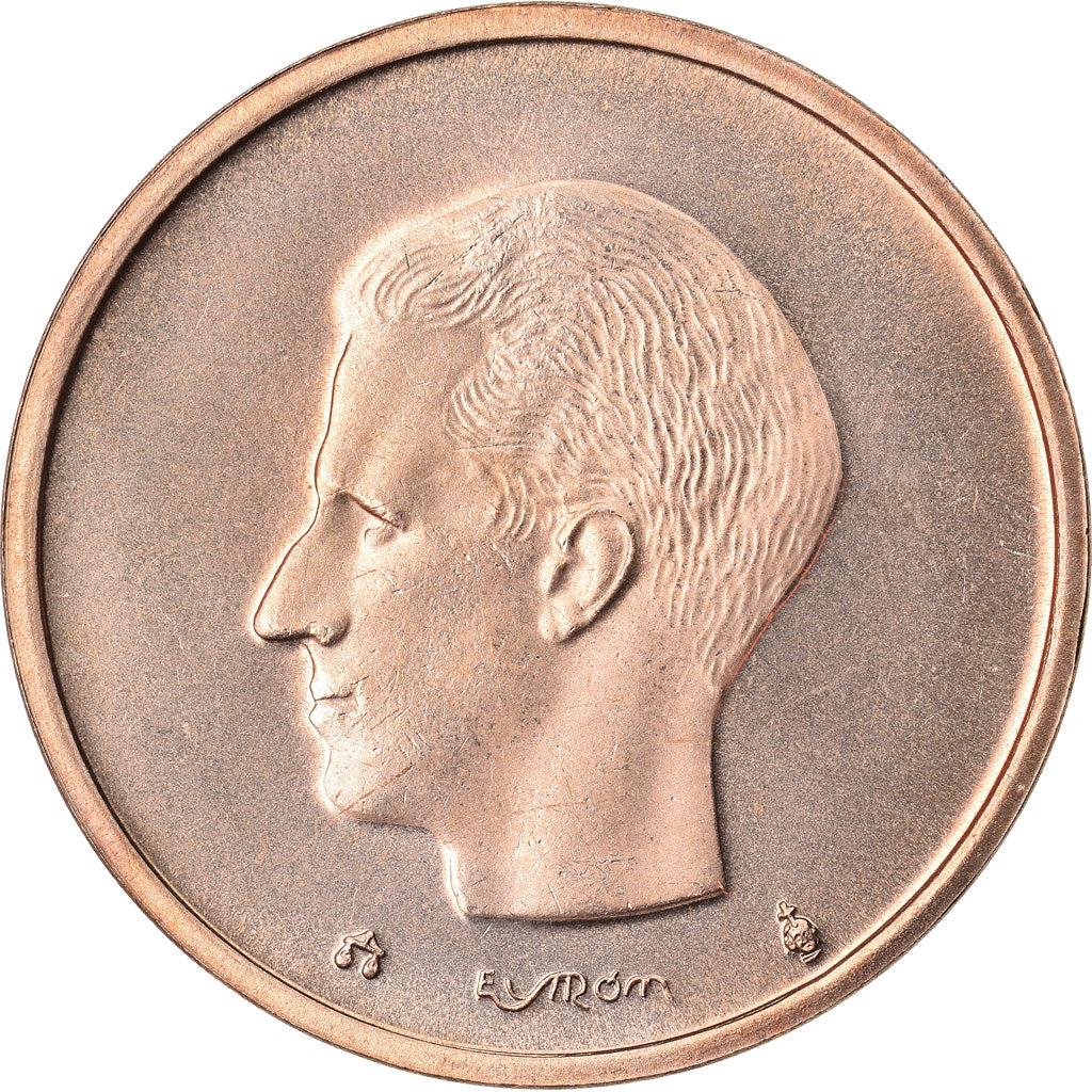 Coin, Belgium, 20 Francs, 20 Frank, 1991, MS(65-70), Nickel-Bronze, KM:159