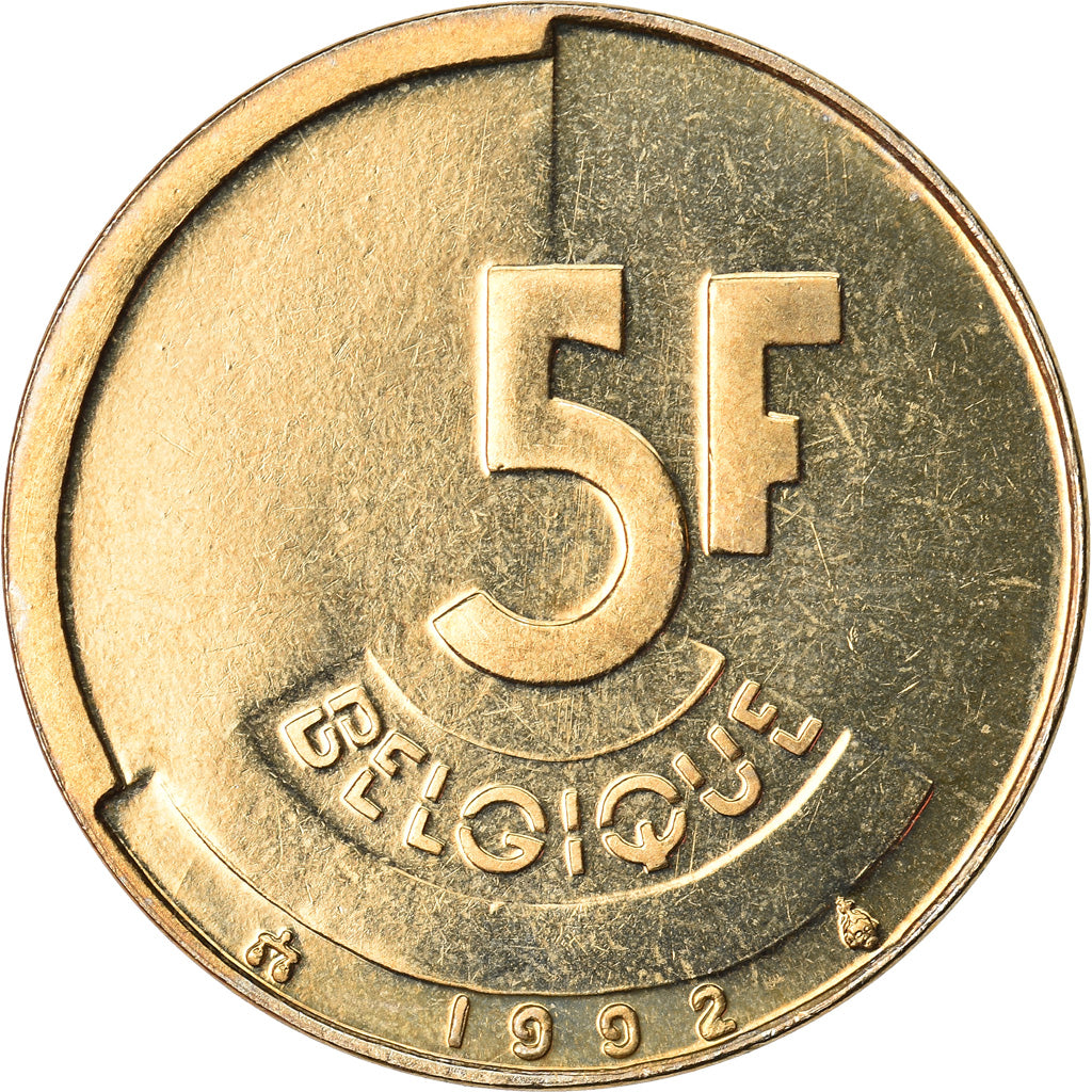 Monnaie, Belgique, 5 Francs, 5 Frank, 1992, SPL+, Brass Or Aluminum-Bronze