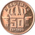 Moeda, Bélgica, Baudouin I, 50 Centimes, 1992, MS(64), Bronze, KM:148.1