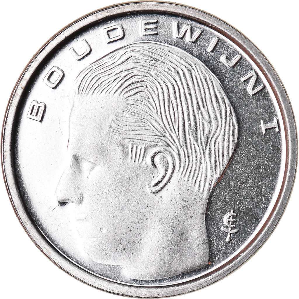 Moneta, Belgio, Franc, 1992, SPL+, Ferro placcato nichel, KM:171