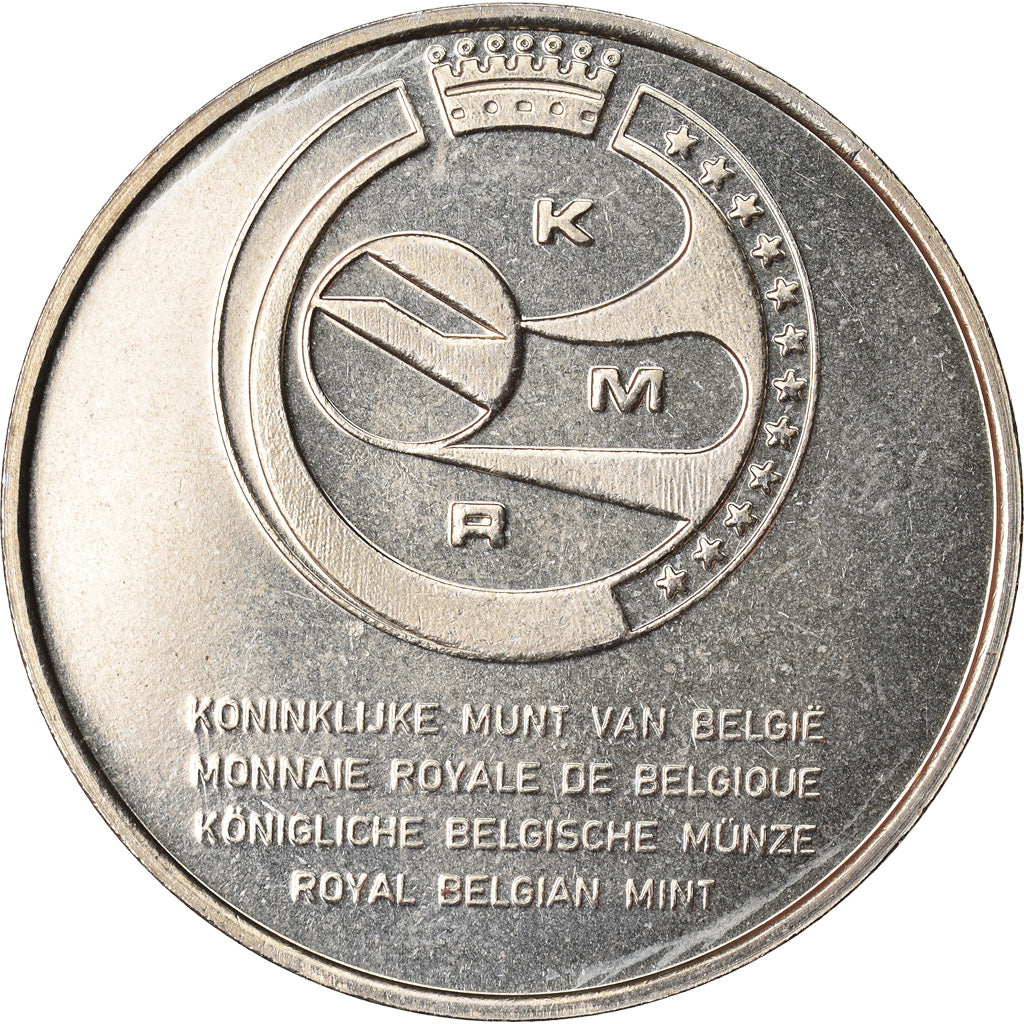 Belgique, Jeton, Dirk Frimout - 1er Astronotaute Belge, 1992, FDC, Cupro-nickel