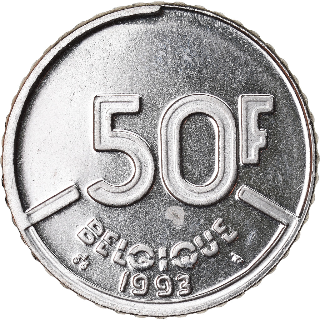 Moneta, Belgio, Baudouin I, 50 Francs, 50 Frank, 1993, Brussels, Belgium, SPL+