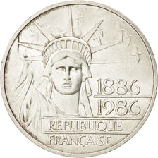 FRANCE, Statue de la Liberté, 100 Francs, 1986, KM #960, MS(63), Silver, 31, G..