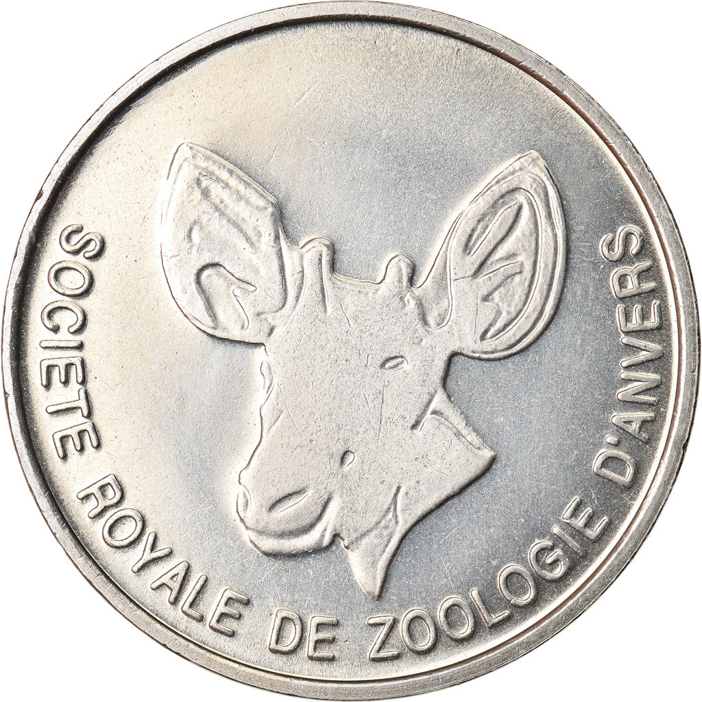 Belgium, Token, 150ème Anniversaire du Zoo d'Anvers, 1993, MS(65-70)