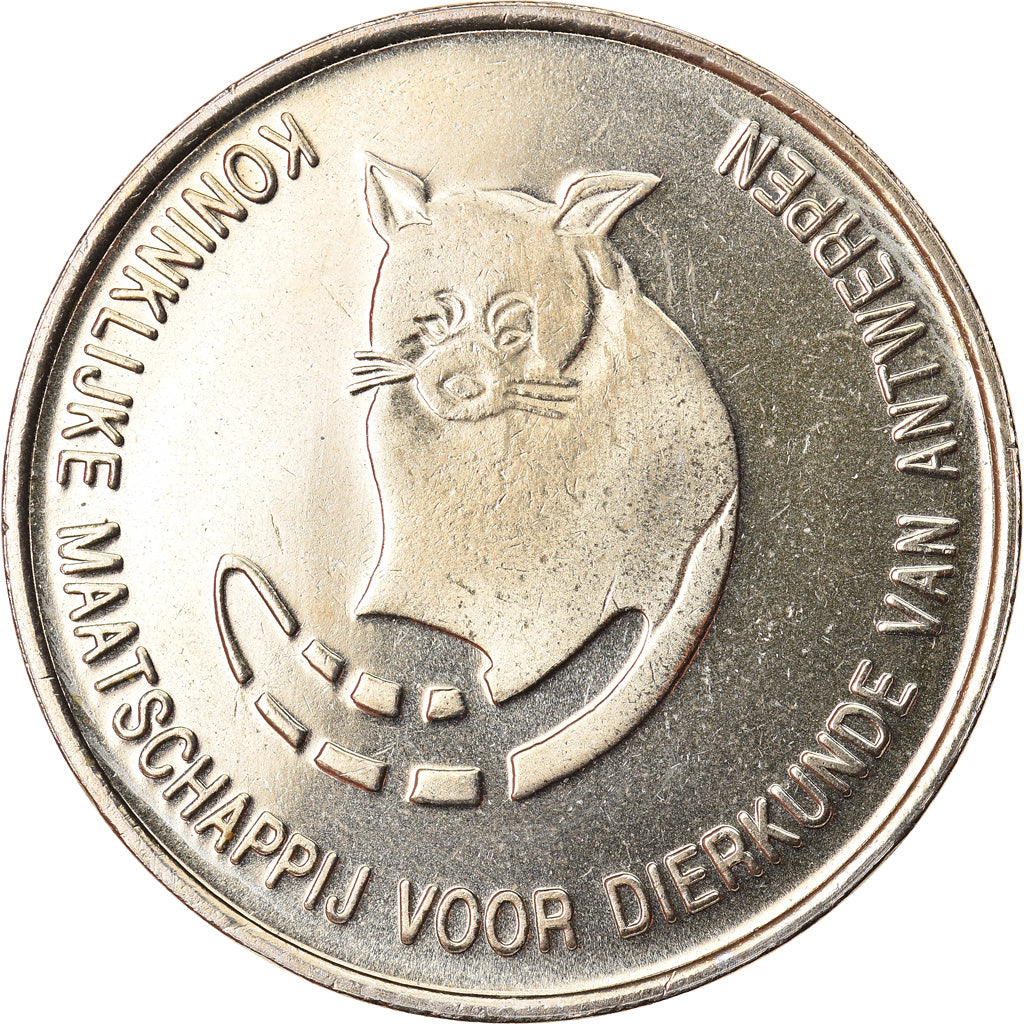 Belgium, Token, 150ème Anniversaire du Zoo d'Anvers, 1993, MS(65-70)