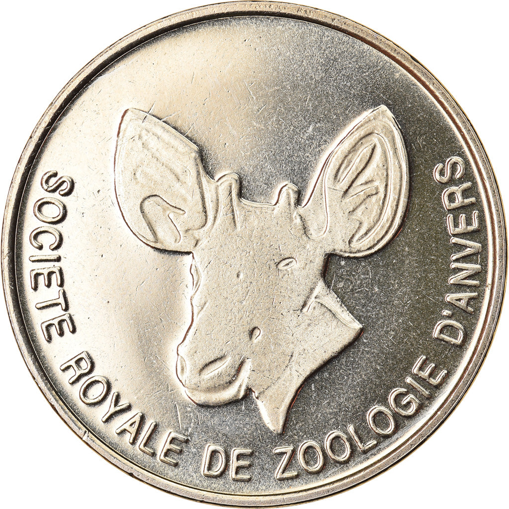Belgium, Token, 150ème Anniversaire du Zoo d'Anvers, 1993, MS(65-70)