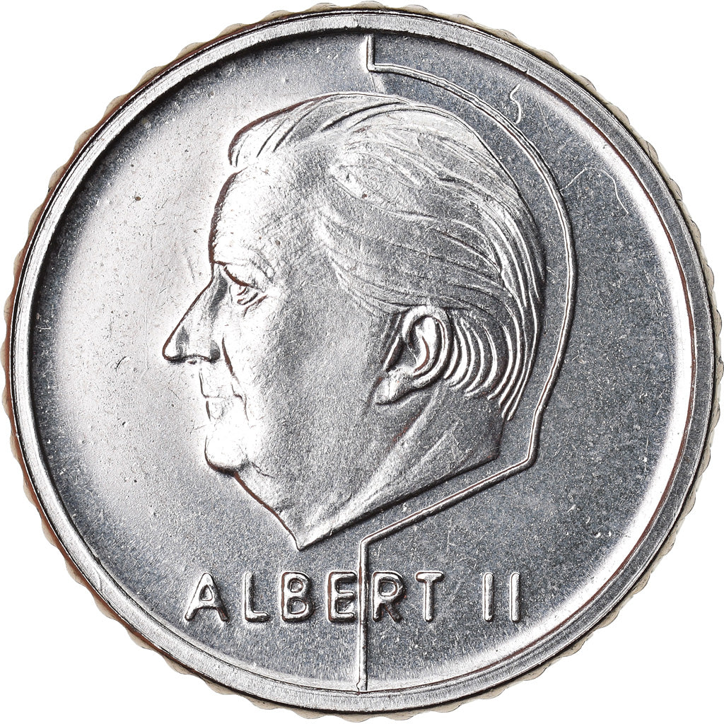 Moneta, Belgio, Albert II, 50 Francs, 50 Frank, 1994, Brussels, FDC, Nichel